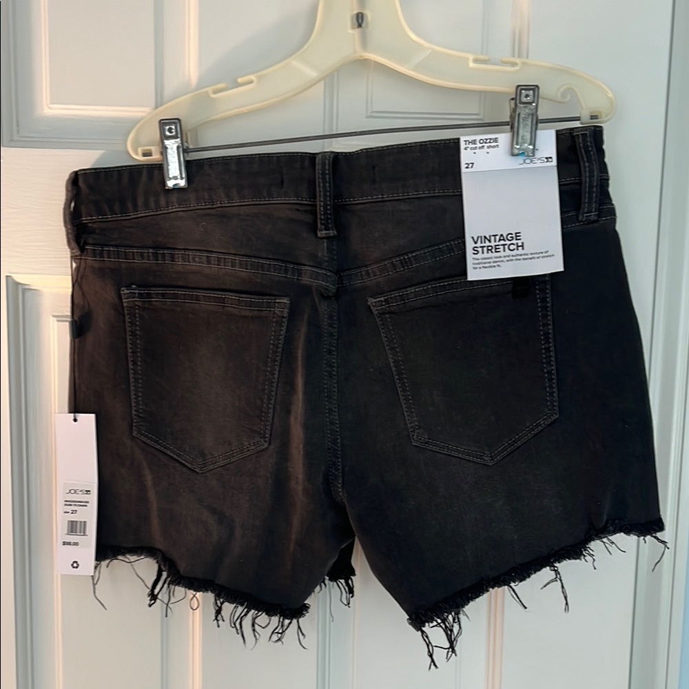 NWT Joe’s Black Denim Cutoff Shorts - Picture 4 of 5